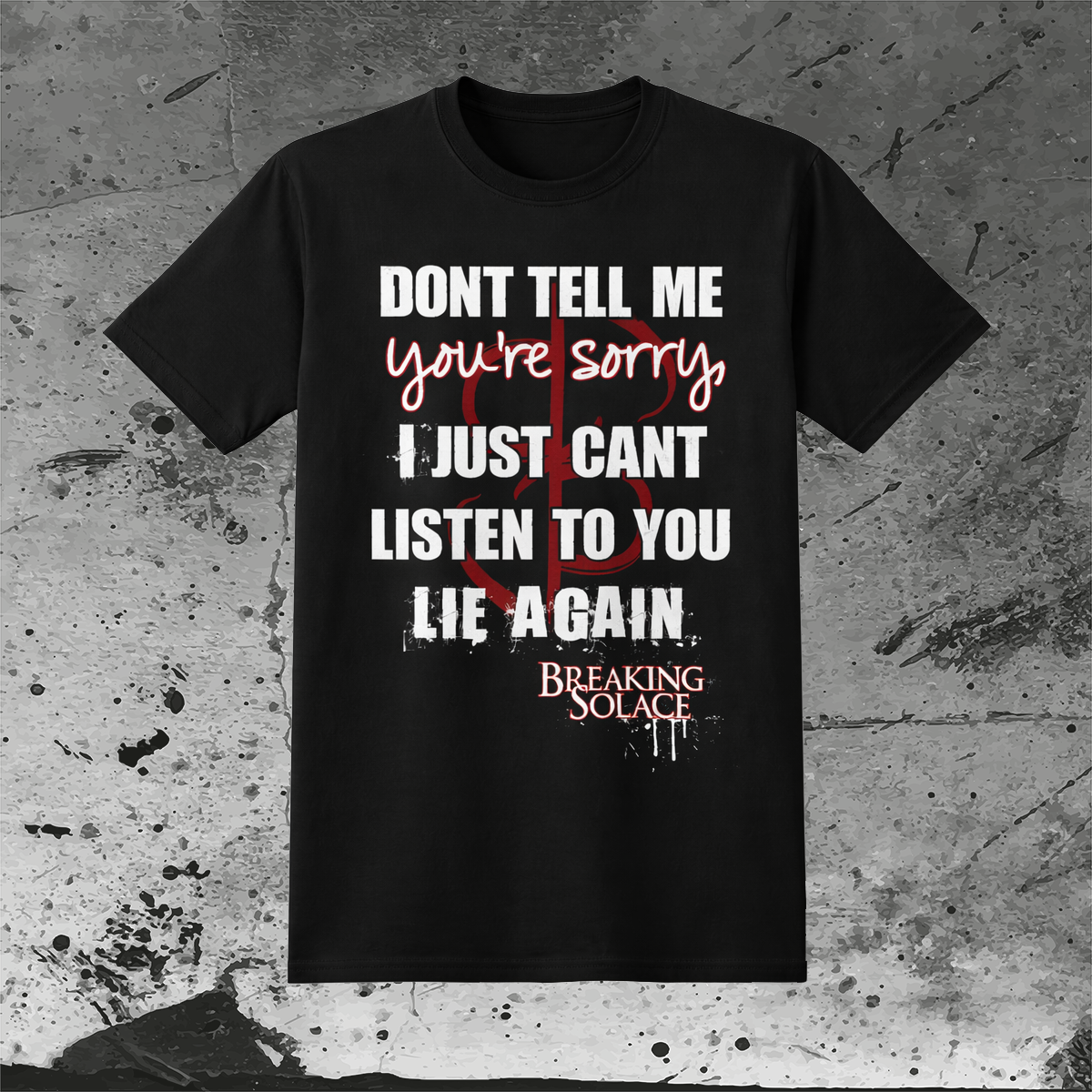 "Thrown Away" Lyric T-Shirt